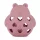 Petite&Mars Szilikon játék csörgővel Bear Basil Dusty Rose 0m+