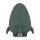 Petite&Mars Szilikon fürdőjáték kefével Splashy Rocket Misty Green 6m+