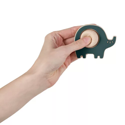 Petite&Mars Szilikon játék Elephant Edwin Misty Green 6hó+