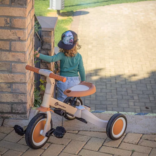 Petite&Mars Multifunkciós tricikli, 5in1 Turbo, Desert Sand