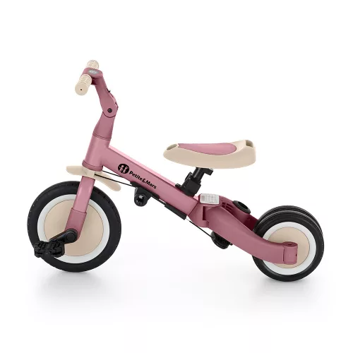 Petite&Mars Multifunkciós tricikli 5in1 Turbo - Dusty Rose