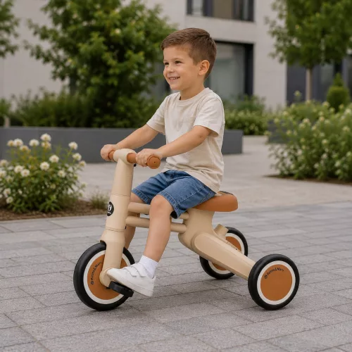 PETITE&MARS Multifunkciós tricikli 4in1 Drift - Deser Sand