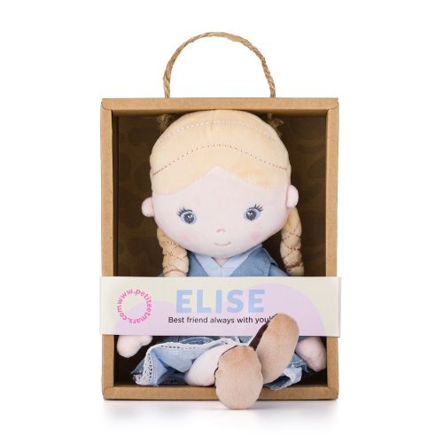 Petite & Mars Plüss játékbaba Elise 0+, 35 cm