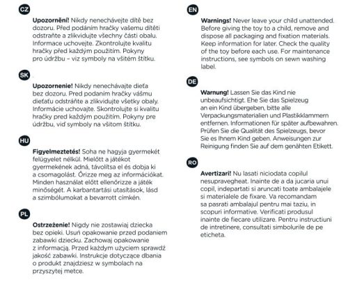 PETITE&MARS Plüss játékmackó - Theo