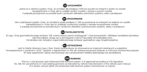 Petite&Mars Optimus Pro i-Size ülésmagasító 125 -150 cm (22-36 kg) - Caramel Brown