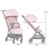 Petite&Mars Sport babakocsi Zip Silky Rose