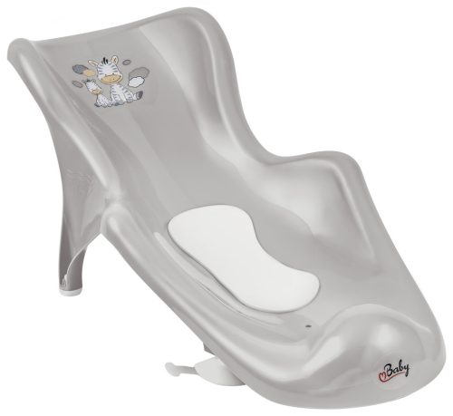 Maltex Csúszásgátló betéttel ellátott Babaülőke kádba Zebra - Szürke