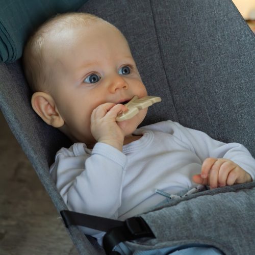 Petite&Mars Szilikon rágóka, Take&Match, Intense Ochre, 0 hó+