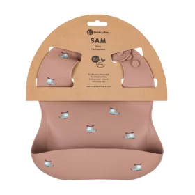 PETITE&MARS Szilikon előke Take&Match Kék Helikopterek 6m+
