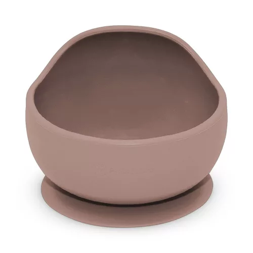 Petite&Mars Szilikon tál tapadókoronggal Take&Match Velvet Latte 6m+