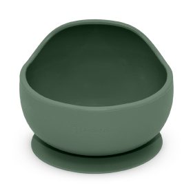   Petite&Mars Szilikon tál tapadókoronggal, Take&Match, Misty Green, 6 hó+