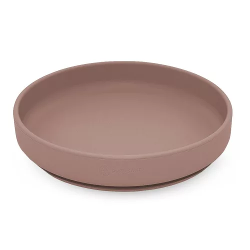 Petite&Mars Szilikon tányér tapadókoronggal Take&Match Velvet Latte 6m+