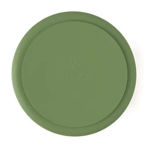 Petite&Mars Szilikon osztott tányér, kerek Take&Match Sweet Pea 6m+