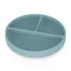 Petite&Mars Szilikon osztott tányér, kerek Take&Match Frosted Sky 6m+