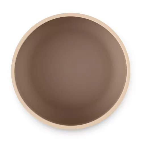Petite&Mars Szilikon tál, Take&Match, Desert Sand, 6 hó+