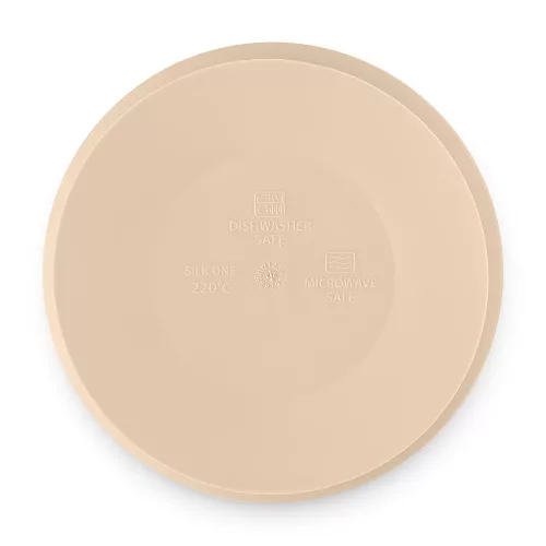Petite&Mars Szilikon tál, Take&Match, Desert Sand, 6 hó+