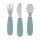Petite&Mars Rozsdamentes acél evőeszközkészlet Take&Match Frosted Sky 12m+