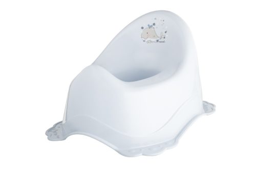 Maltex Csúszásmentes bili dallamokkal, bálna, Minimal, satin blue