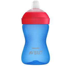   Avent SCF802/01 Puha harapásálló csőrös pohár 300 ml - kék