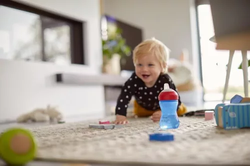 Avent SCF802/01 Puha harapásálló csőrös pohár 300 ml - kék