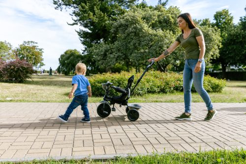 QPLAY Tricikli Cosy Grey, 10-72 hónap