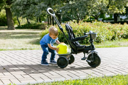 QPLAY Tricikli Cosy Grey, 10-72 hónap