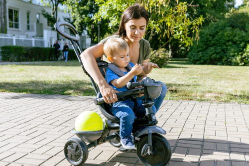 QPLAY Tricikli Cosy Grey, 10-72 hónap