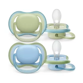   Avent SCF085/21, 2 darab, kék, fiús, ultra air neutral játszócumi, 0-6 hó fiús