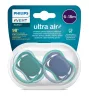 Avent SCF085/31, 2 darab, kék, fiús játszócumi, ultra air neutral, 6-18hó