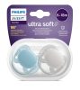 Avent SCF091/17 fiús játszócumi, ultrasoft premium, neutral, 6-18 hó, 2 db