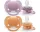 Avent SCF091/33 lányos játszócumi, ultrasoft premium, neutral, 6-18 hó, 2 db