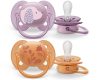 Avent SCF091/18 lányos, állatos játszócumi, ultrasoft premium, 6-18 hó, 2 db