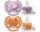 Avent SCF091/18 lányos, állatos játszócumi, ultrasoft premium, 6-18 hó, 2 db