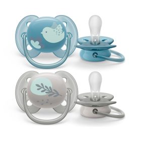   Avent SCF091/15 állatos, fiús játszócumi, ultrasoft premium, 6-18 hó, 2 db