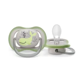   Avent SCF086/05 Játszócumi, ultra air, bálna mintás, 6-18 hó, 1db