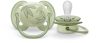 Avent SCF092/02 Ultrasoft premium, zöld játszócumi, 0-6 hó, 1 db