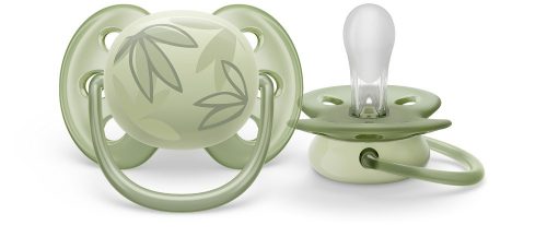 Avent SCF092/02 Ultrasoft premium, zöld játszócumi, 0-6 hó, 1 db