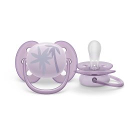   Avent SCF092/03 Ultrasoft premium, lila játszócumi, 0-6 hó, 1 db