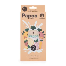 Petite&Mars Papoo Original tasak, bébiételekhez, 6 db