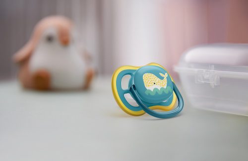 Philips Avent Játszócumi, Ultra Air, mintás, 18 hó+, (bálna), 2db