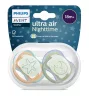 Philips AVENT Éjszakai játszócumi, Ultra Air, 18 hó+, neutral, 2db