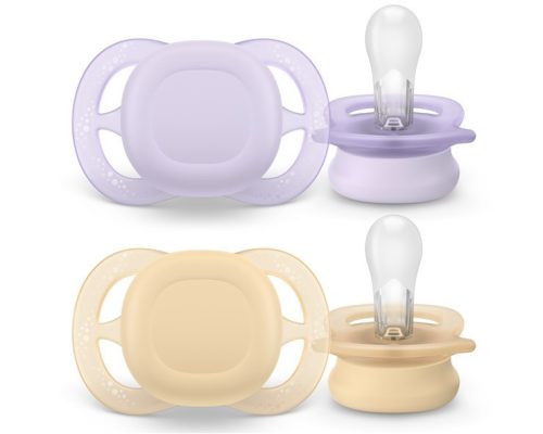 Philips AVENT SCF075/01 Játszócumi ultra start neutral 0-2hó 2 db - lányos