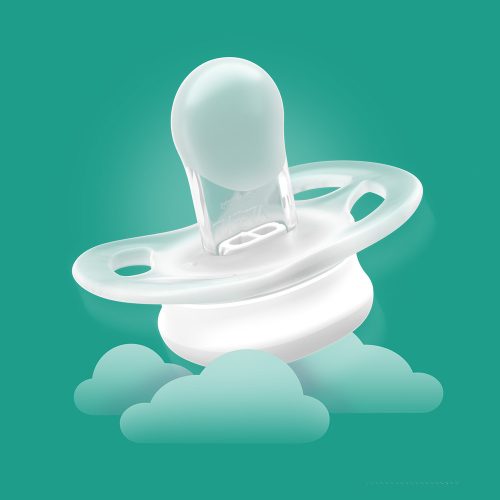 Philips AVENT SCF075/02 Játszócumi ultra start neutral 0-2hó 2 db - fiús