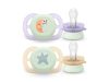 Philips AVENT SCF075/03 Játszócumi ultra start mintás 0-2hó 2 db - lányos