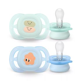   Philips AVENT SCF075/04 Játszócumi ultra start mintás 0-2hó 2 db - fiús