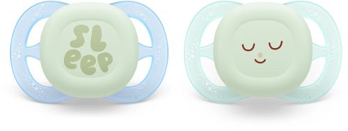 Philips AVENT SCF075/08 Játszócumi ultra start éjszakai 0-2hó 2 db - fiús