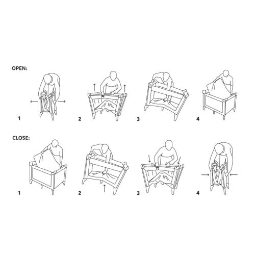 Petite&Mars Utazóágy Nyja Elegant Dreamlines Mocha