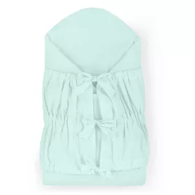   Petite&Mars Megkötős pólya, Nurse tömör kókusz betéttel, Frosted Mint, 75x75 cm
