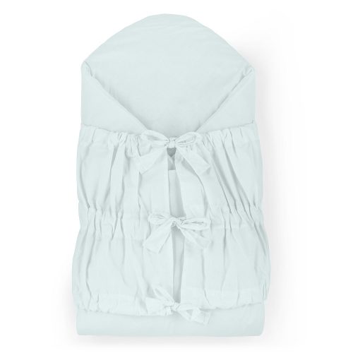 Petite&Mars Megkötős pólya, Nurse tömör kókusz betéttel, Baby Blue, 75x75 cm