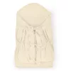 Petite&Mars Megkötős pólya, Nurse tömör kókusz betéttel, Light Beige, 75x75 cm